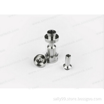First Shipment !!! Lemo Atomizer Stainless Glass Vapor Atomizer Best E Cig Atomizer